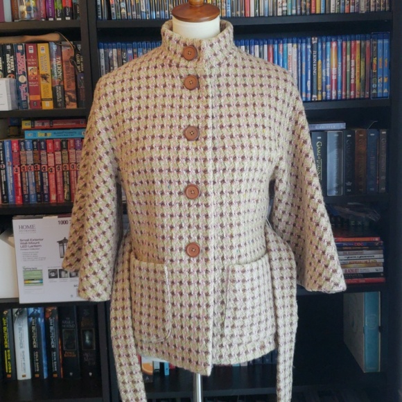 Banana republic bell sleeve tweed coat - Picture 2 of 6